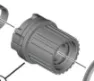 Shimano FH-MT410 Frihjulsbody
