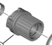 Shimano FH-MT410 Frihjulsbody Shimano FH-MT410 Frihjulsbody