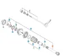 Shimano FHM770/775/970 Axel bak