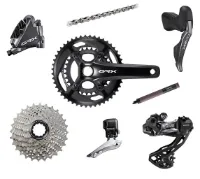 Shimano GRX Di2 RX815 2x11 Speed Geargrupp 172,5mm Shimano GRX Di2 RX815 2x11 Speed Geargrupp 172,5mm
