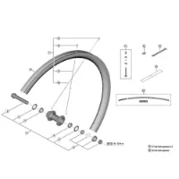 Shimano Grx Rx880-tl-f12 Framhjulsaxel Shimano Grx Rx880-tl-f12 Framhjulsaxel