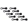 Shimano Gummihatt Till Luftnippel För Bromsok Skivbroms (set) 10 Enheter, Black, One Size