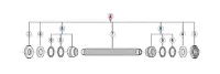 Shimano HB-M475 Fram Axelset Shimano HB-M475 Fram Axelset