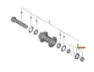 Shimano HB-RS770 R.H. Lock Nut Unit