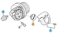 Shimano Indikatordäcksel till Nexus 3 Shimano Indikatordäcksel till Nexus 3