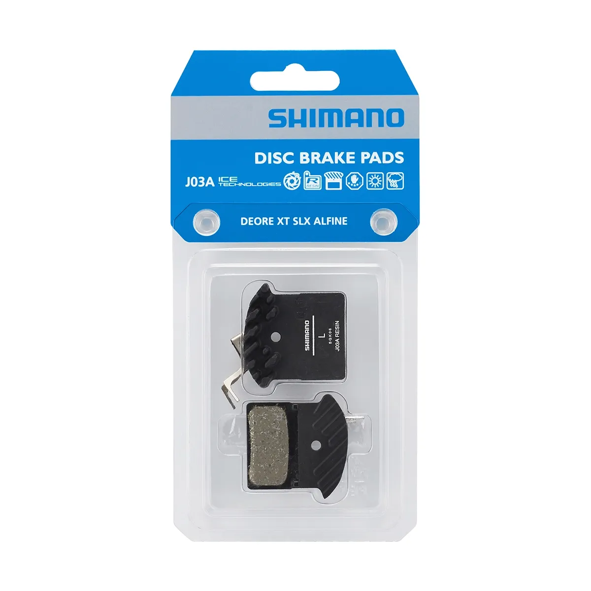 Shimano J03A Trail Resin Bromsbelägg Shimano J03A Trail Resin Bromsbelägg