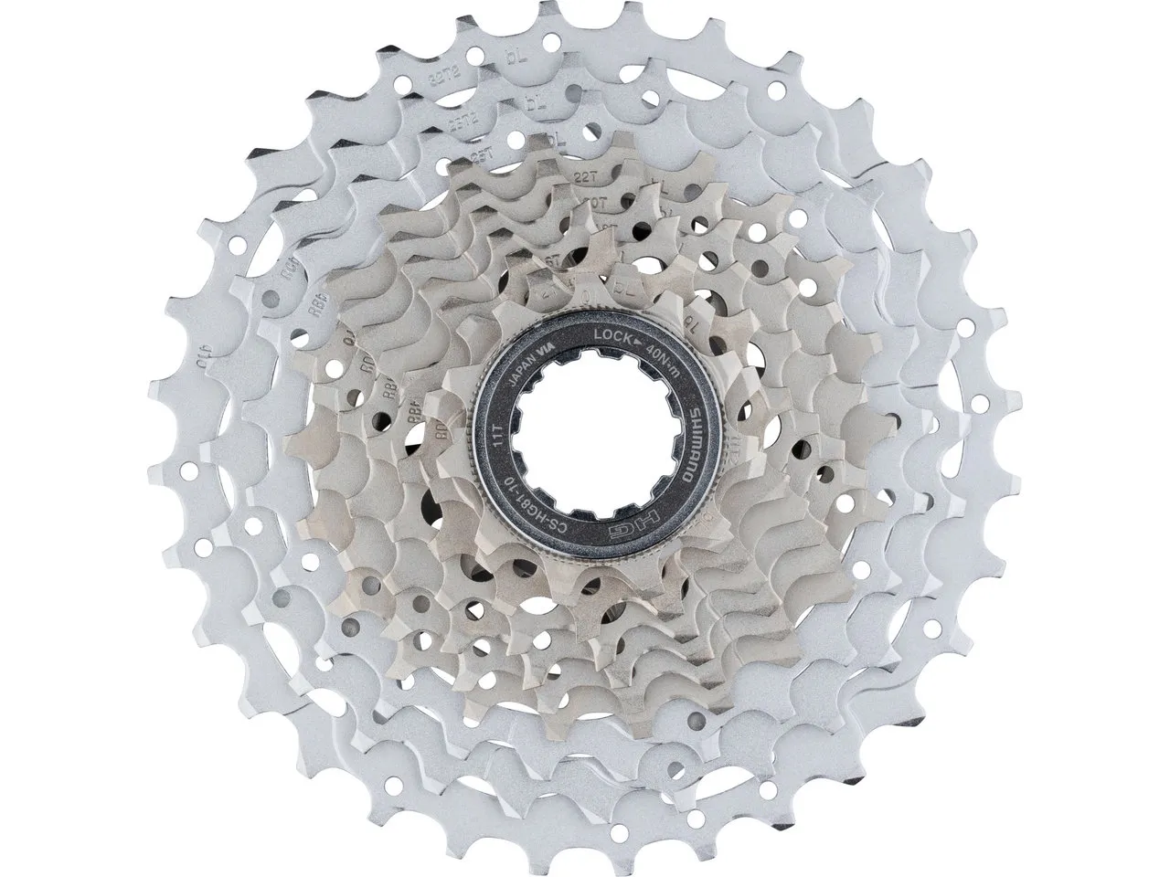 Shimano Kassette CS-HG81-10 10-fach, Silver, 10s, 11-32t Shimano Kassette CS-HG81-10 10-fach, Silver, 10s, 11-32t