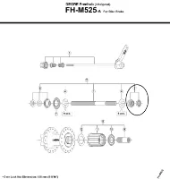 Shimano Konus höger m525-a