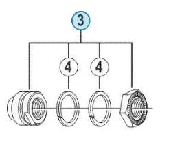 Shimano Konus till RM66 höger