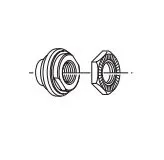 Shimano Konus WH-T565 Höger bak
