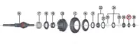 Shimano lås skiva höger sida Nexus 7 Shimano lås skiva höger sida Nexus 7