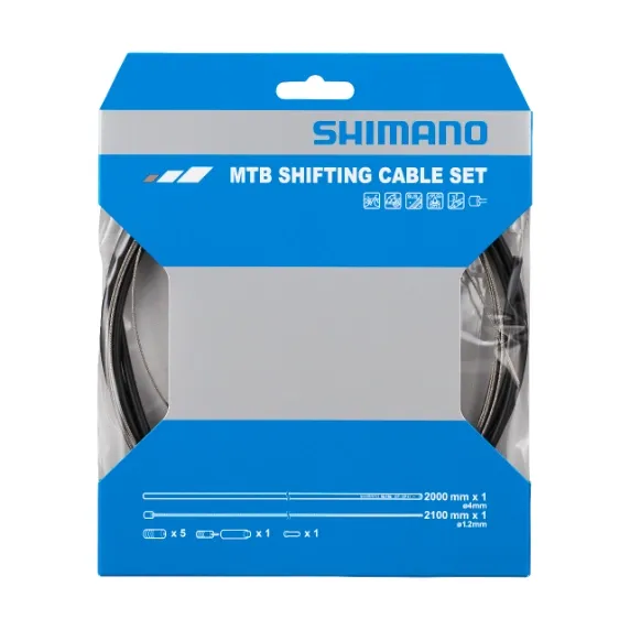 Shimano MTB Rustfritt stål Växelvajerset