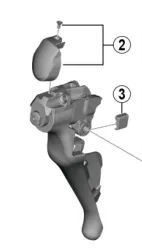 Shimano Namnskylt&Skruv ST-R8000 Höger Shimano Namnskylt&Skruv ST-R8000 Höger