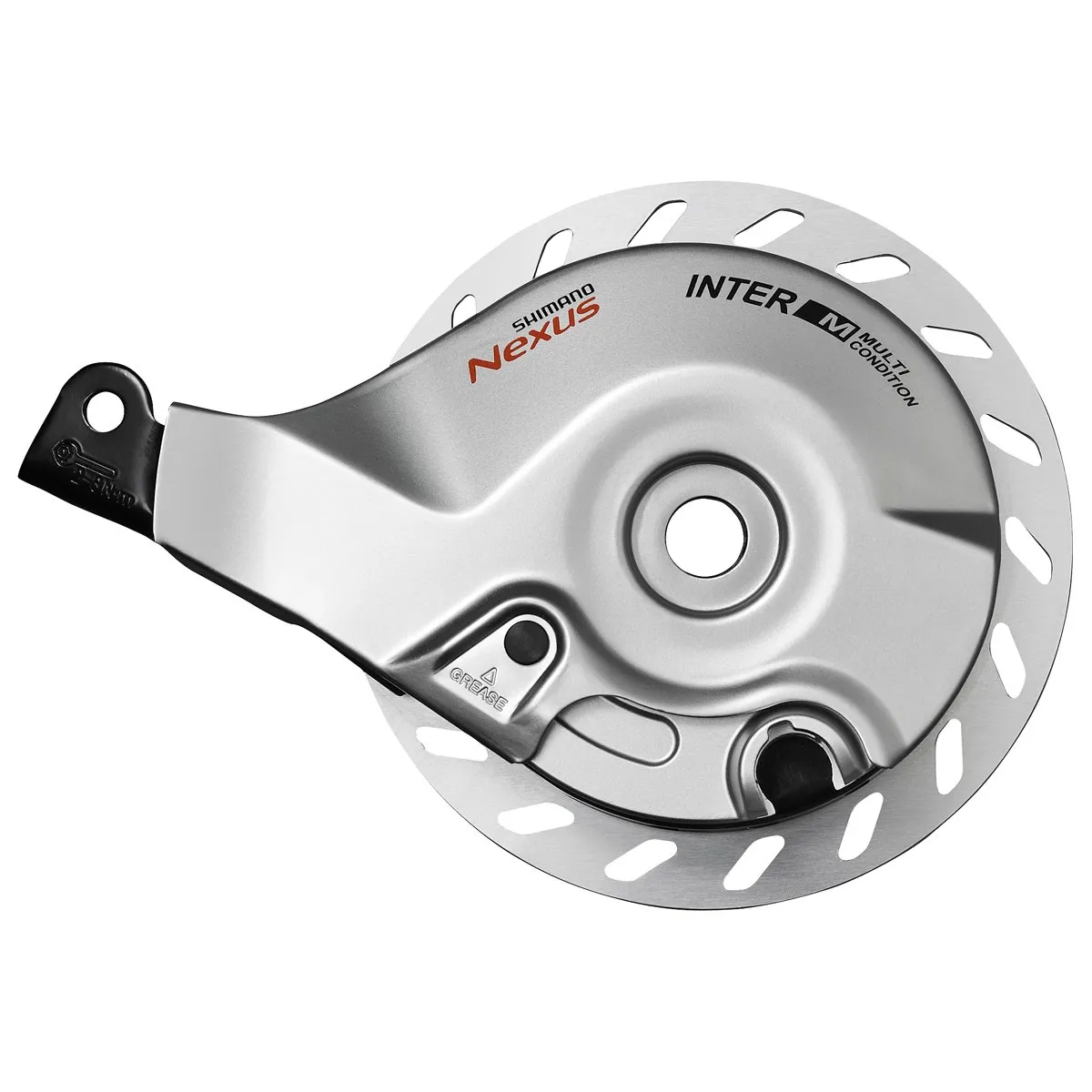 Shimano Nexus Rullbroms Bak, Silver, 122mm