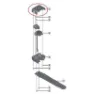 Shimano Övre Lock Batteri E-6000 Axa, Black