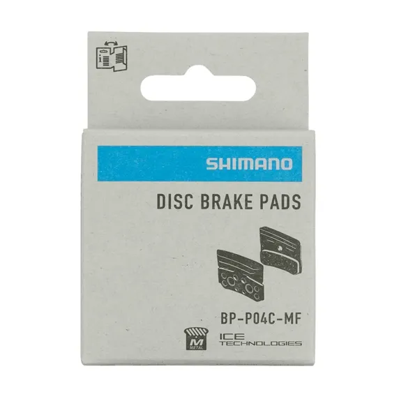 Shimano P04C Metall Bromsbelägg, Grey, One Size