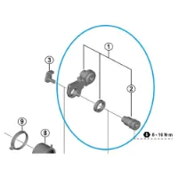 Shimano R7150 Växelöronfäste-kit