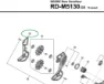 Shimano RD-M5130 Bakväxel Innerplatta