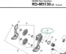 Shimano RD-M5130 Bakväxel Ytterplatta