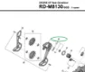 Shimano RD-M8130 Bakväxel Ytterplatta