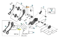 Shimano RD-M9000 SGS Bakväxel Ytterplate Shimano RD-M9000 SGS Bakväxel Ytterplate