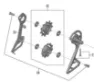 Shimano RD-R8000 SS Bakväxel Outer Plate, Black, One Size