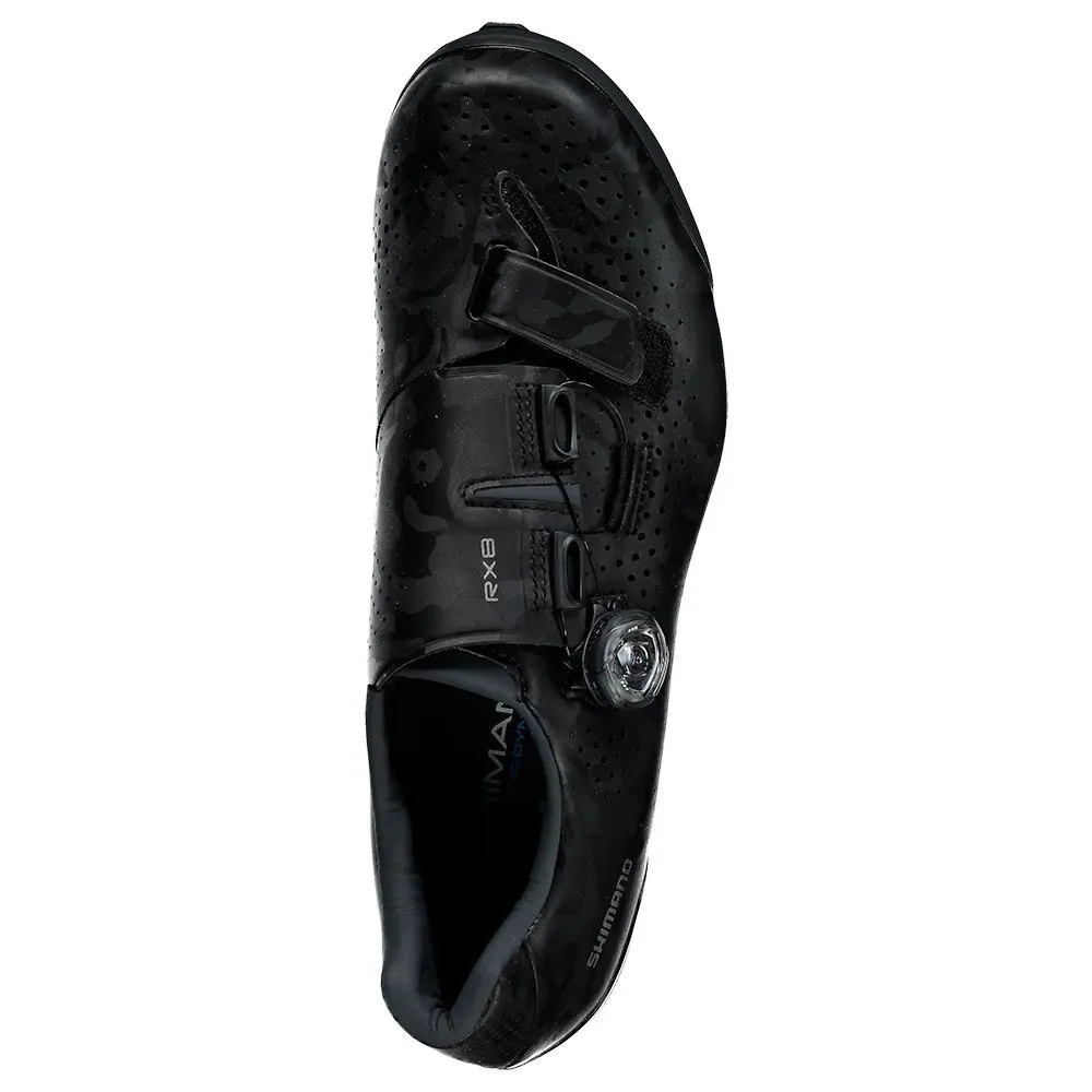 Shimano Rx8 Gravelcykelsko, Black