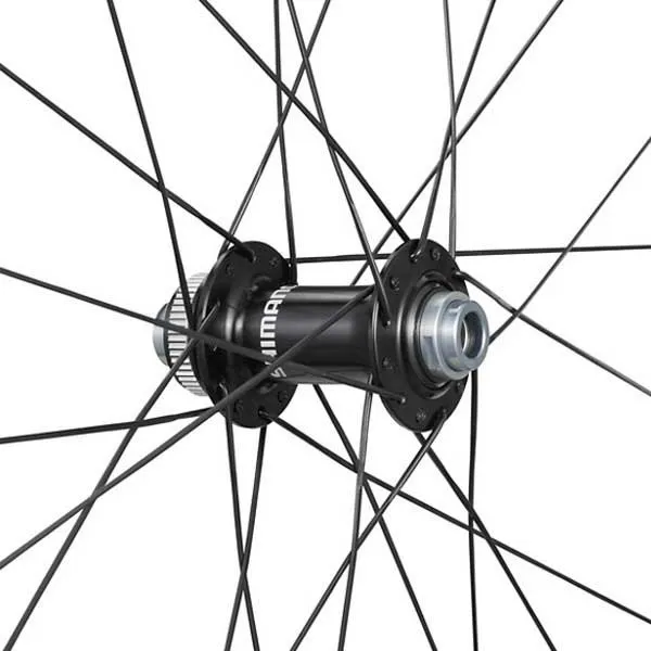 Shimano Rx880 700c Tubeless Disc Gravelcykel Framhjul, Black, 12 x 142mm