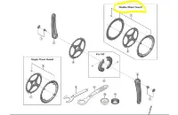 Shimano SM-CRE50 Dubbel Kjedeskydd Shimano SM-CRE50 Dubbel Kjedeskydd