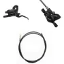 Shimano St-ef515-l 2s 1800 Mm Br-mt200-f 1000 Mm Bromsklossar, Black, One Size
