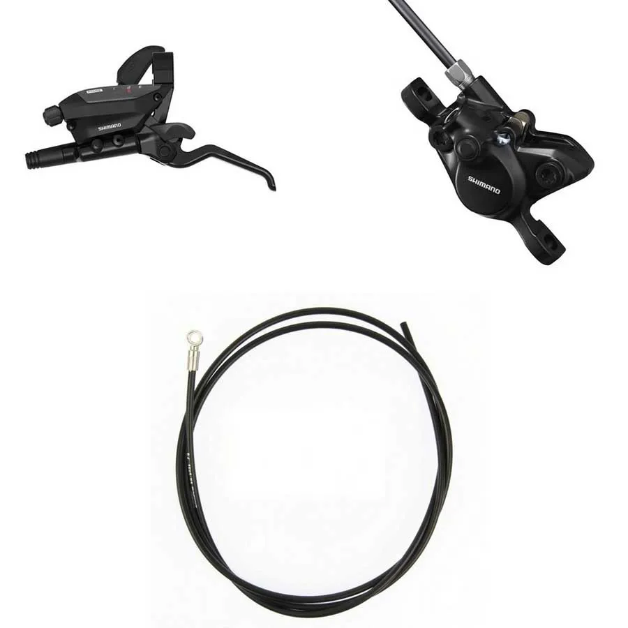Shimano St-ef515-l 3s 1800 Mmbr-mt200-f 1000 Mm Bromsklossar, Black, One Size Shimano St-ef515-l 3s 1800 Mmbr-mt200-f 1000 Mm Bromsklossar, Black, One Size
