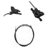 Shimano St-ef515-r 7s 2050 Mm Br-mt200-r 1700 Mm Bromsklossar, Black, One Size