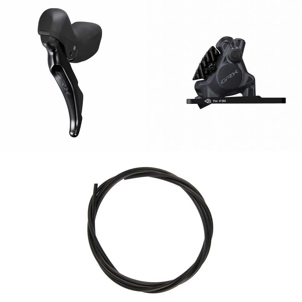 Shimano St-rx400-l/br-rx410-f 1000 Mm Bromsklossar, Black, One Size