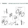 Shimano Steps E5000 E-bike Vänster Vevarm, Silver, 170mm