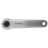 Shimano Steps E6100 E-bike Höger Vevarm, Silver, 175mm