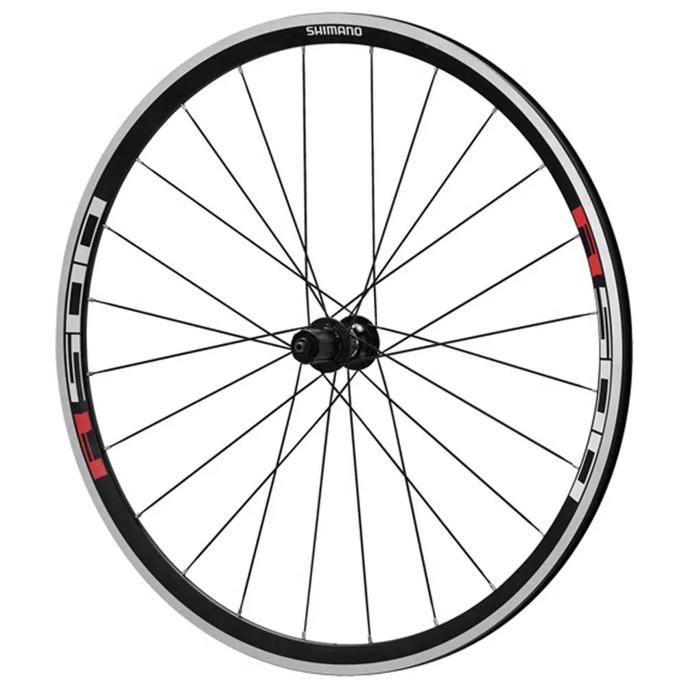Shimano Tiagra R501a Landsvägscykelns Bakhjul Refurbished, Black / red sticker, 10 x 130mm