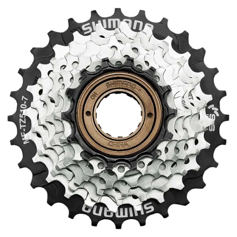 Shimano Tourney Mf-tz510-t Kassett, Silver / black, 7s, 14-34t