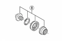 Shimano Ultegra 6800 konus bak höger Shimano Ultegra 6800 konus bak höger