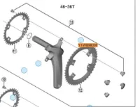 Shimano Ultegra R8000 Drevbultar Shimano Ultegra R8000 Drevbultar
