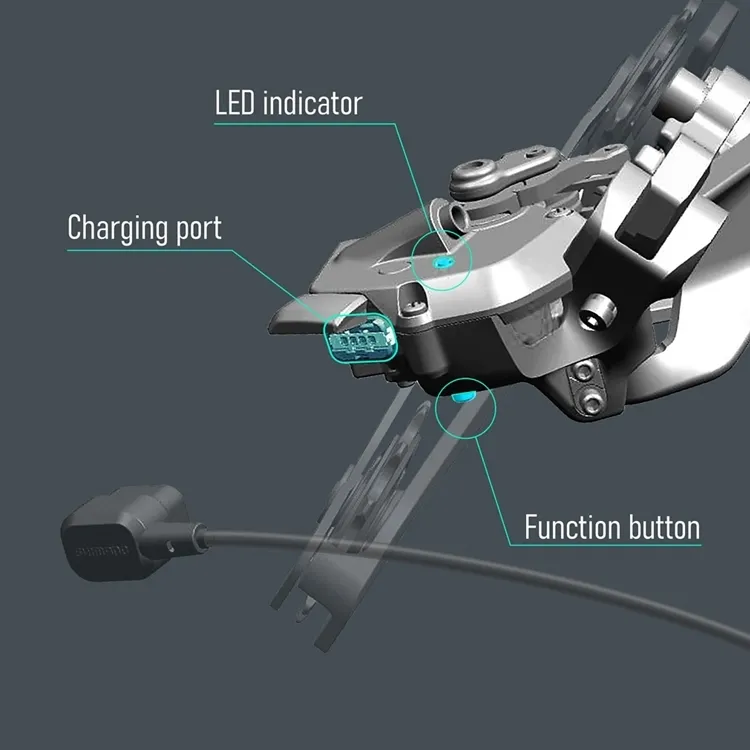 Shimano Ultegra R8150 Di2 Bakväxel, Shadow Grey