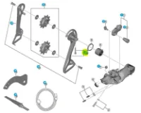 Shimano Ultegra RD-R8150 Ytterplatta Shimano Ultegra RD-R8150 Ytterplatta