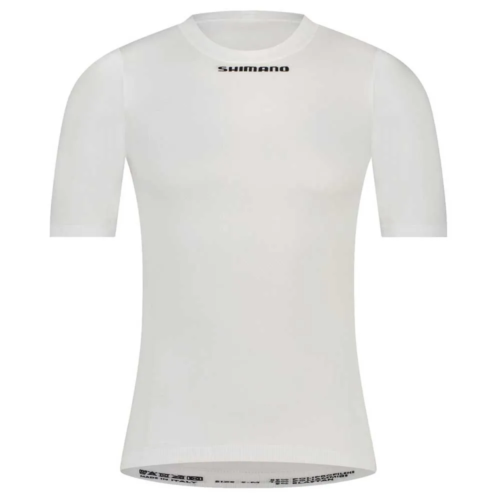 Shimano Vertex Kortärmad Baslager, White