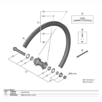 Shimano Wh-r9270-c36-tl Right Låsmutter