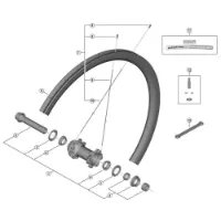 Shimano Wh-r9270-c50-tu-f Framhjulsaxel Shimano Wh-r9270-c50-tu-f Framhjulsaxel