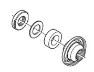 Shimano WH-RS21 Konus Vänster Bak