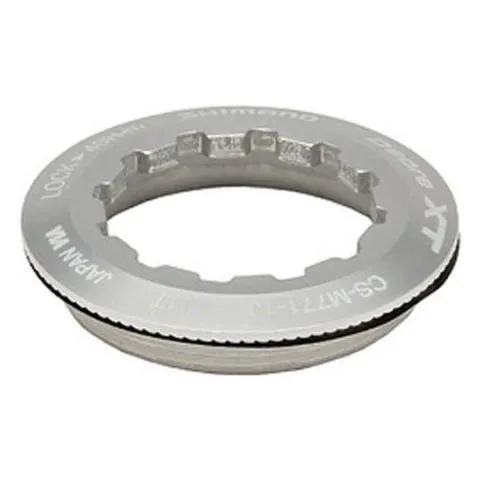 Shimano XT 780 låsring silver 11T