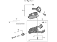 Shimano XT enhet höger till växelreglage modell SL-M8130-R11 R Shimano XT enhet höger till växelreglage modell SL-M8130-R11 R