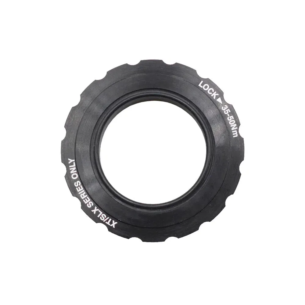 Shimano XT FCM8100 Crank Lock Ring and Washer, Black Shimano XT FCM8100 Crank Lock Ring and Washer, Black