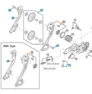 Shimano XT M786 SGS Bakväxel Ytterplatta