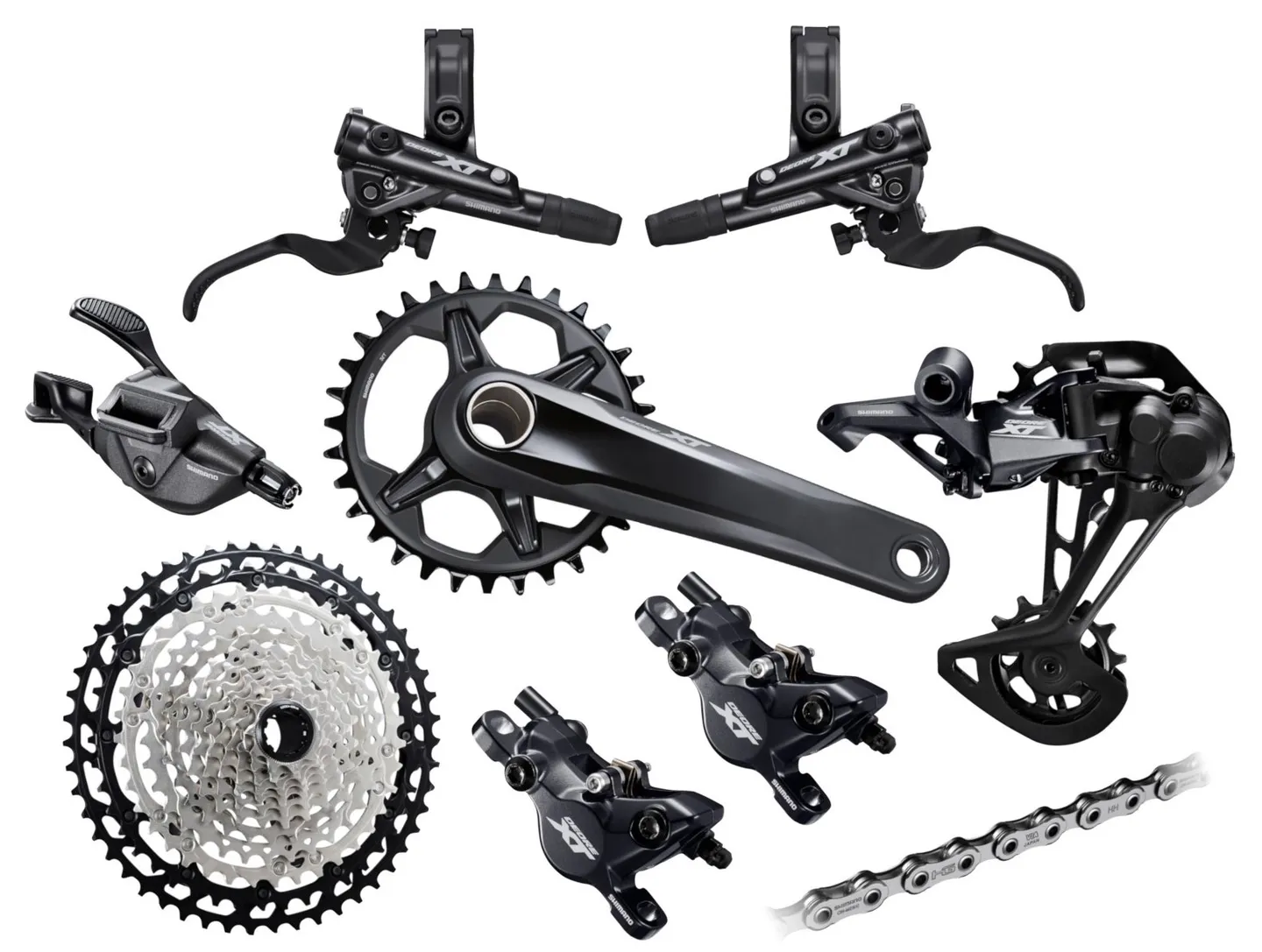 Shimano XT M8100 1x12 Komponentgrupp